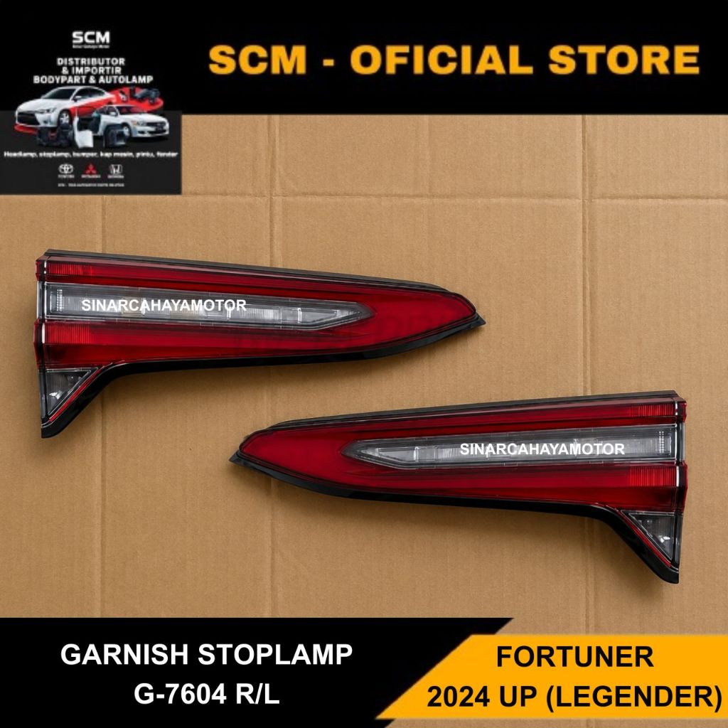 REFLECTOR REFLEKTOR GARNISH BELAKANG TOYOTA FORTUNER 2020 2021 2022 2023 2024 *G-87604 R/L G87604 CP