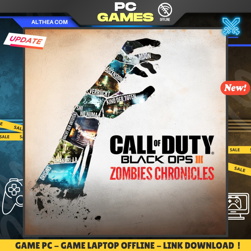 CALL OF DUTY : BLACK OPS III - ZOMBIES CHRONICLES - GAME PC / LAPTOP - OFFLINE - ALTHEA COM