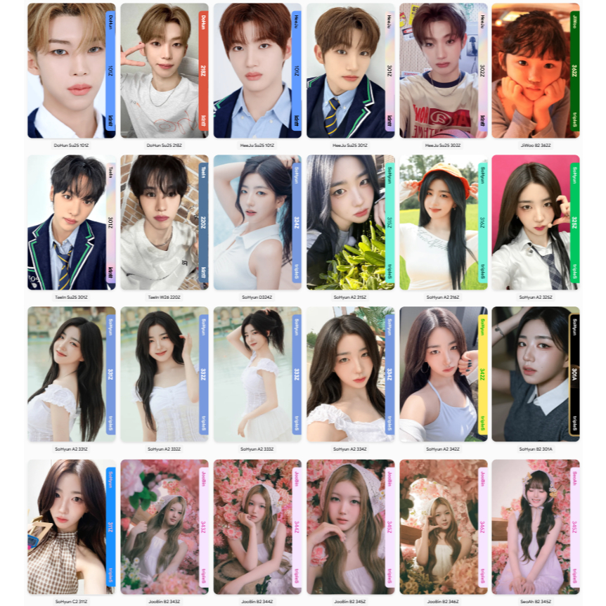 [read desc] tripleS idntt cosmo digital objekts dohun heeju taein yejoon summer25 winter25 summer26 