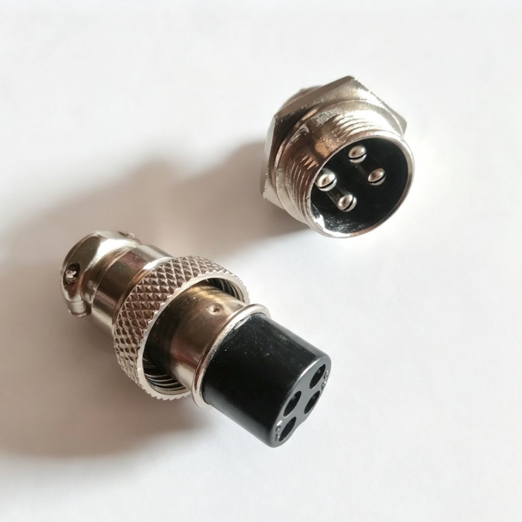 Satu Pasang Connector CB 4Pin Jack Socket CB 4Pin Konektor CB 4 PIN