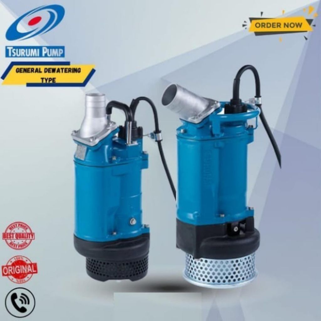 Pompa Celup Lumpur Tsurumi KTZ-45.5 380volt Pompa Celup Air Kotor KTZ-45.5