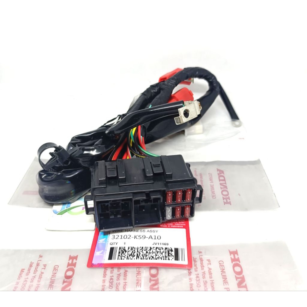 KABEL AKI RUMAH SEKRING K59/60 UNTUK MOTOR HONDA VARIO 125 FI LED, VARIO 150 FI LED