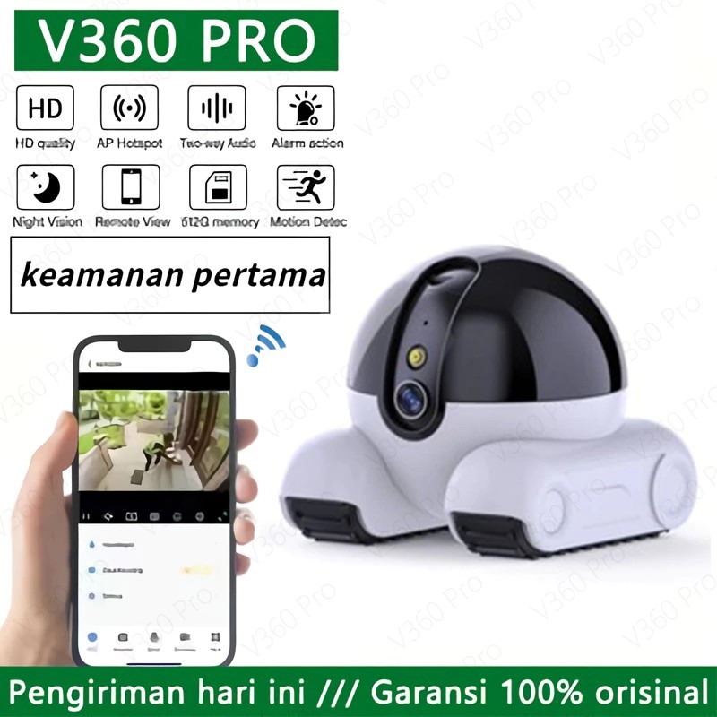 V360 Pro Kamera Mobil 360° Audio Dua Arah 4G