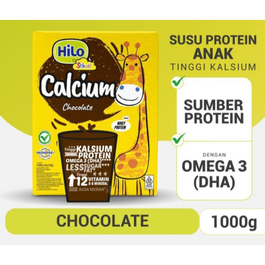 Hilo school calcium chocolate 1000 gr