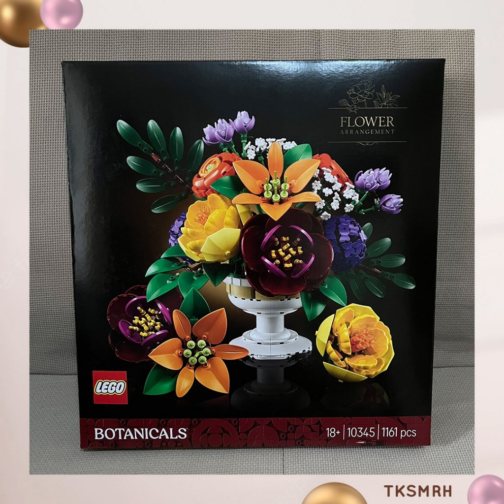 Lego Botanicals Flower Arrangement Pot Bunga Campur Mix 10345 mainan anak 100% asli original