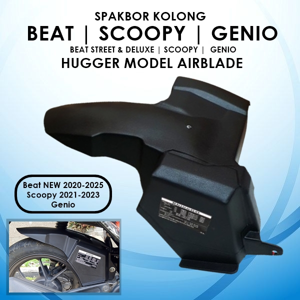 HAGER BEAT NEW 3 BAUT DELUXE STREET SCOOPY GENIO ABS CBS HUGER SPAKBOR KOLONG AIR BLADE PNP