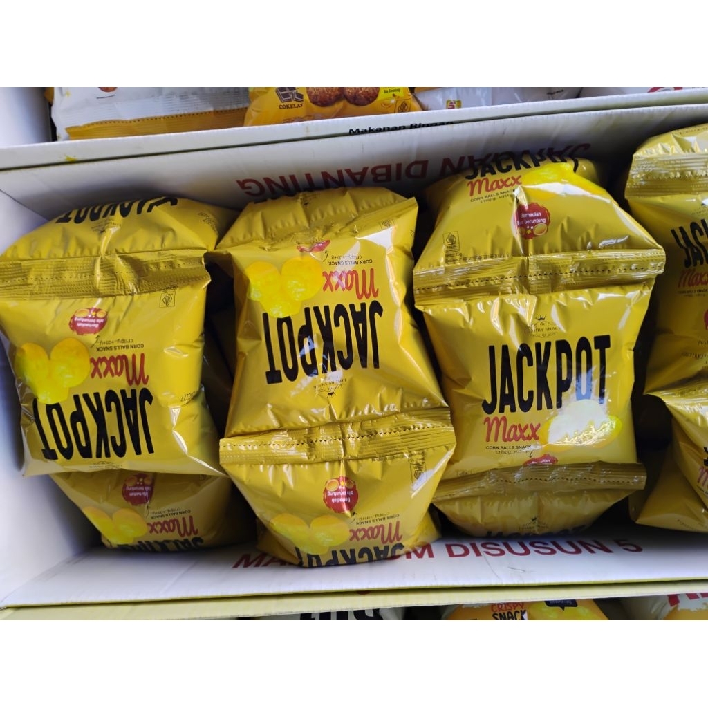 10 Pcs Ciki Jackpot - Camilan Jadul Berhadiah, Ciki Jackpot Maxx