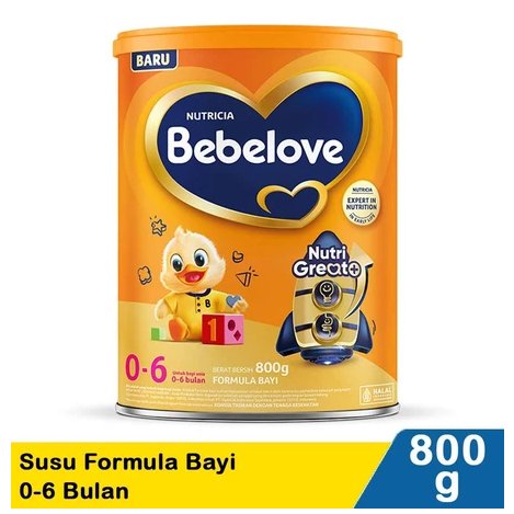 Susu Formula Bayi Usia 0-6 Bulan Kemasan 800 Gram