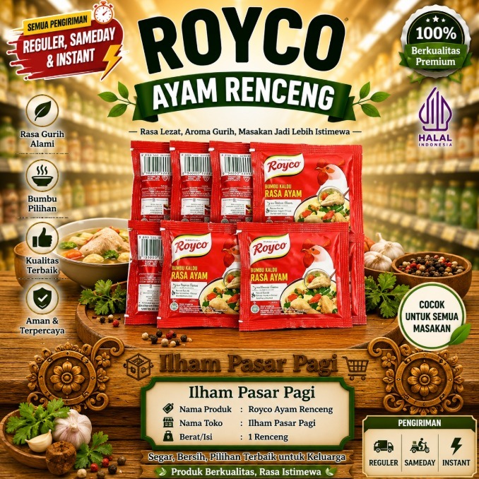 Royco ayam/bumbu kaldu ayam royco renceng