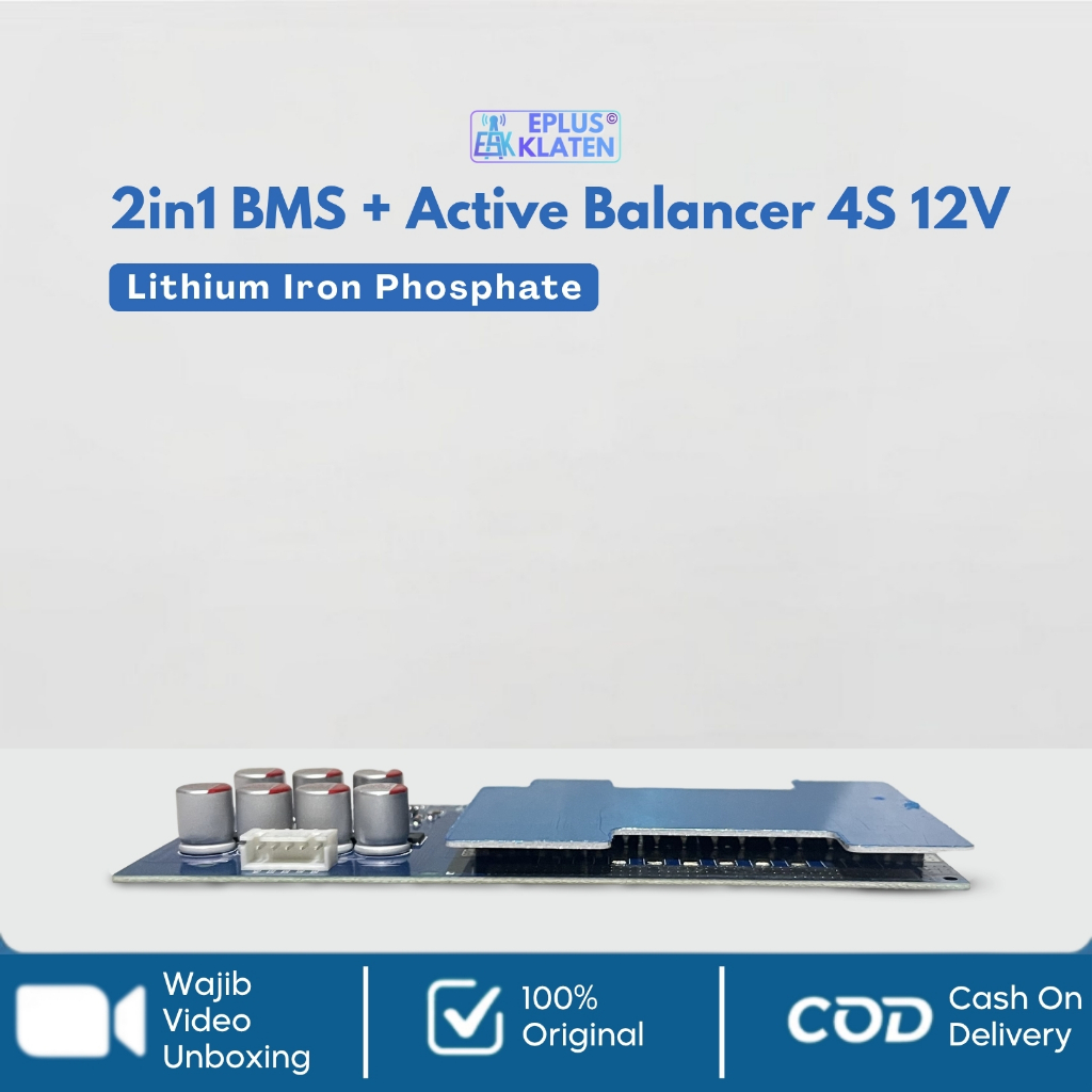 Maju Makmur 2In1 Bms 4S 12V 150A 300A 12 Volt Active Balancer 5.5A 6A Lithium Battery System