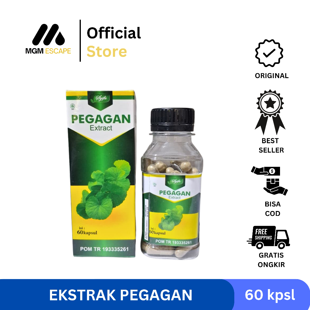 Kapsul Pegagan Syifa BPOM Isi 60 - Ekstrak Daun Pegagan