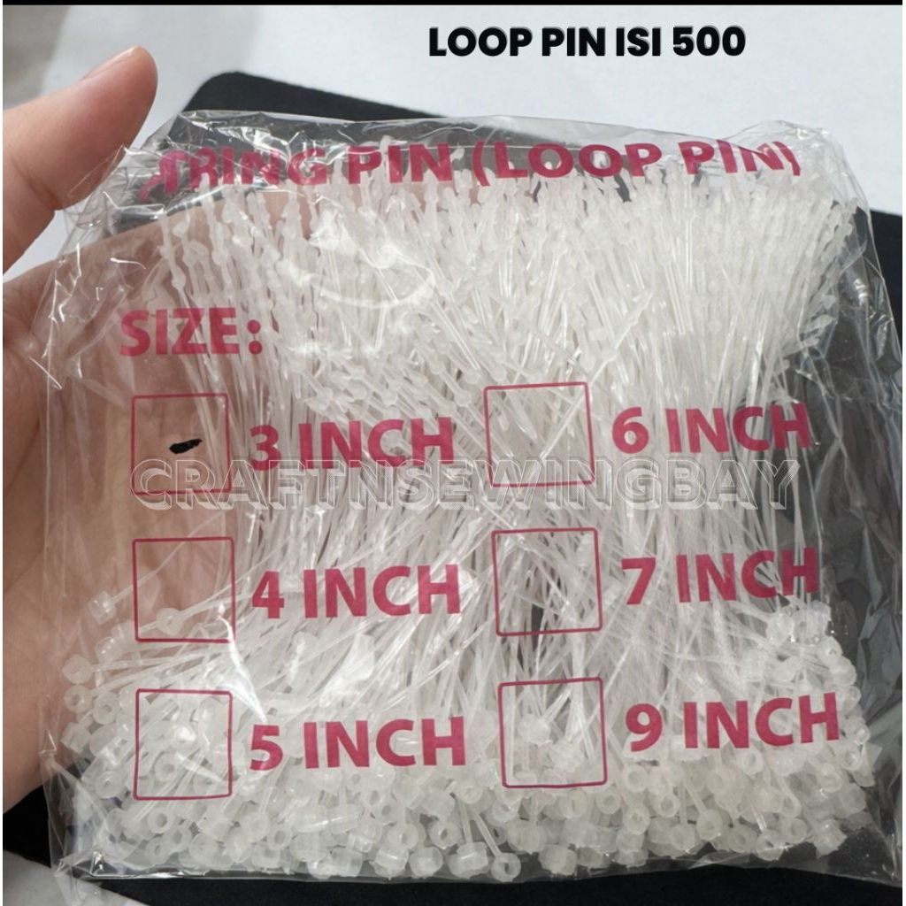 Loop Pin 3 Inch Isi 500pcs Per Pack Pin Loop Tagging Label Price Tag