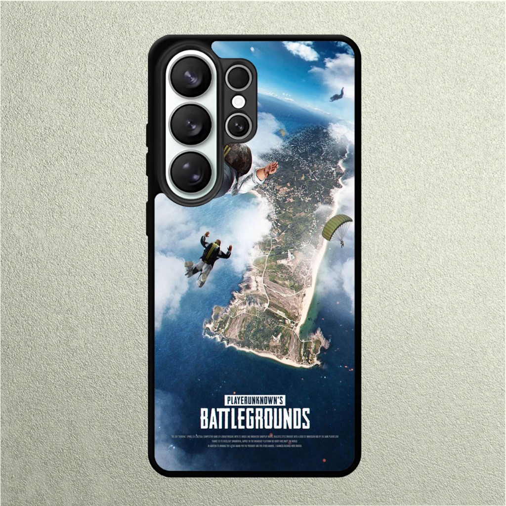 Case Samsung S26 S25 S24 S23 S22 S21 S20 S10 S9 Ultra Plus Fe Edge Rubber Softcase PUBG Battleground
