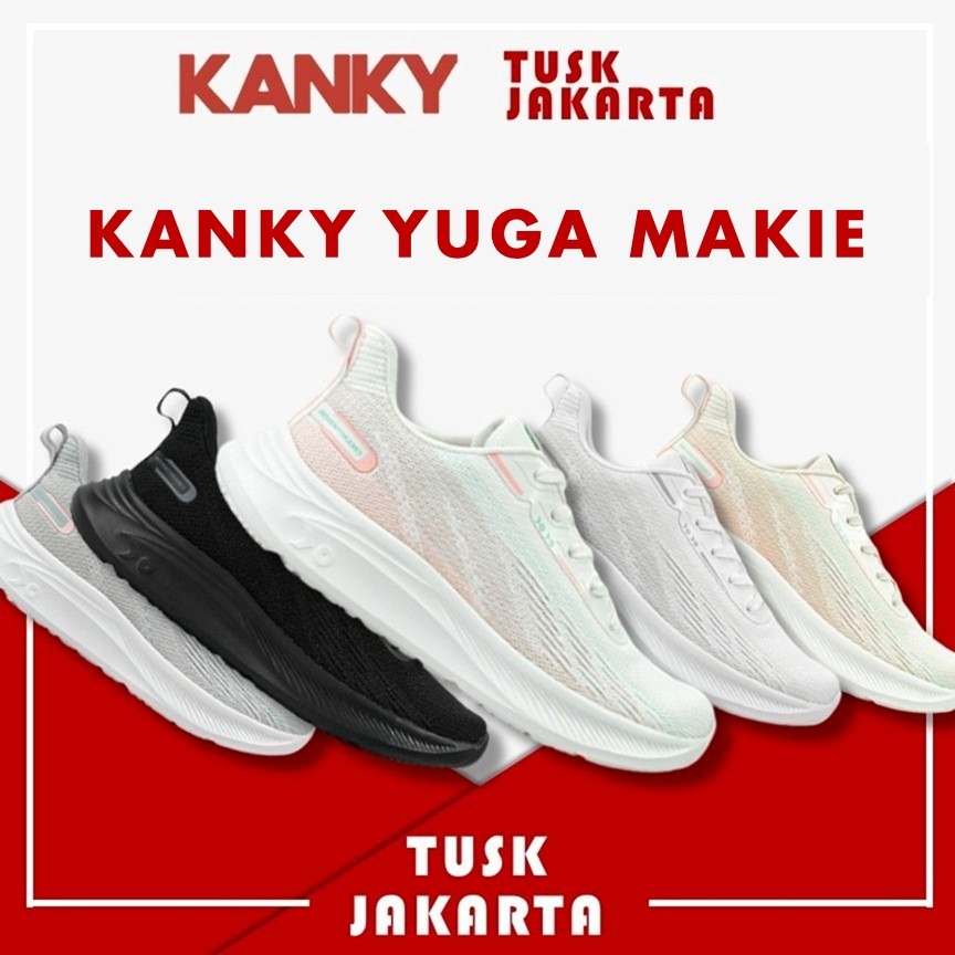 Sepatu Kanky Yuga Makie Sepatu Sneakers Casual Sepatu Kanky Sport Pria Wanita Original