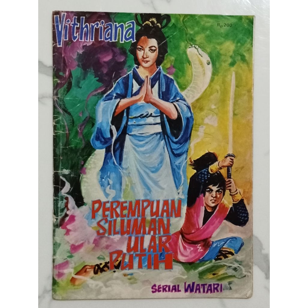 Komik Serial Watari (Perempuan Siluman Ular Putih), Karya Vithriana