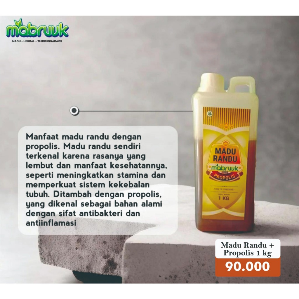 Madu Randu + Propolis Mabruk