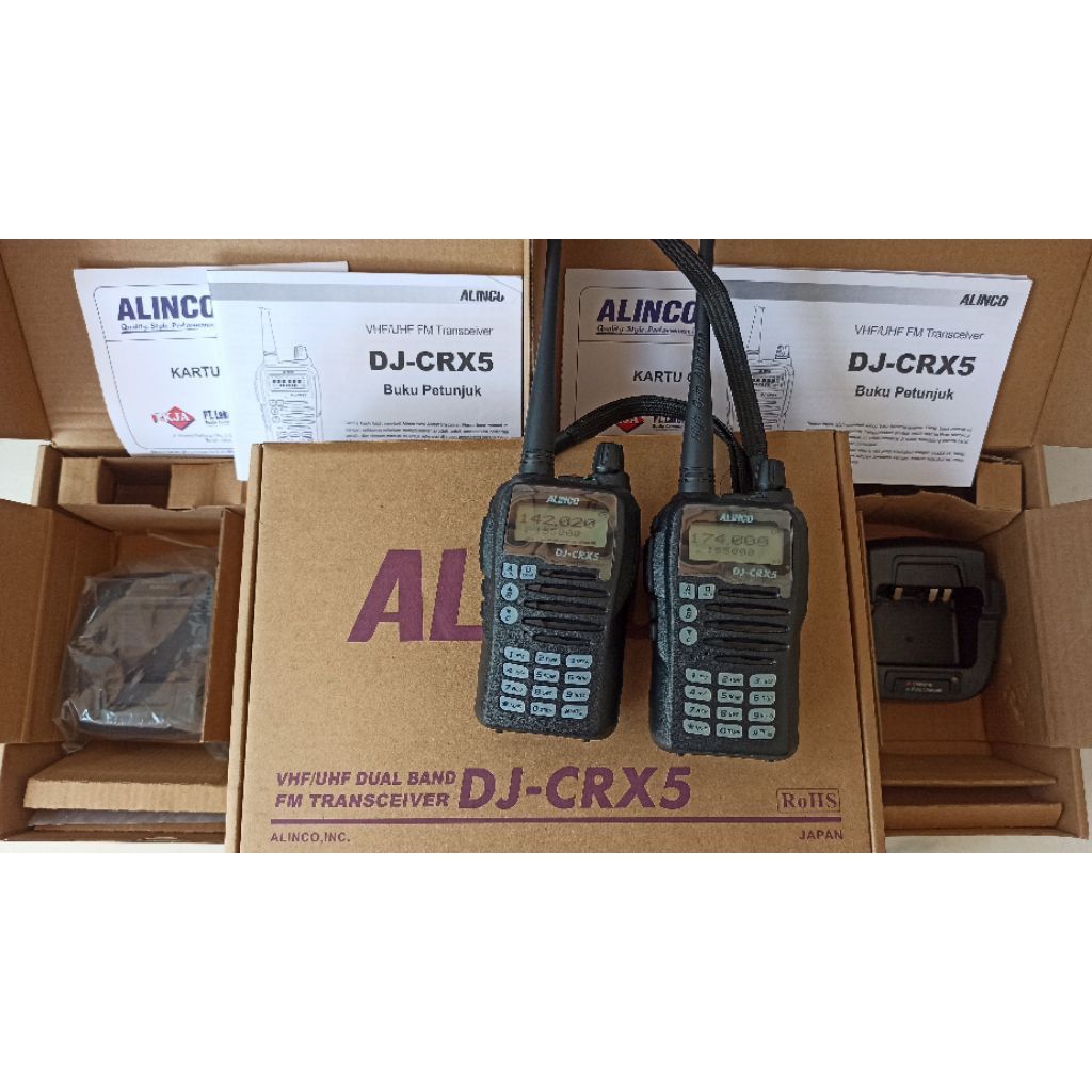 HT Alinco DJ-CRX5 dualband+Radio FM