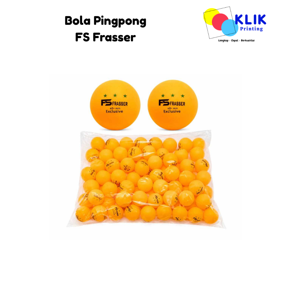 Frasser Bola Pingpong ABS BLPP 03 - Bola Tenis Meja