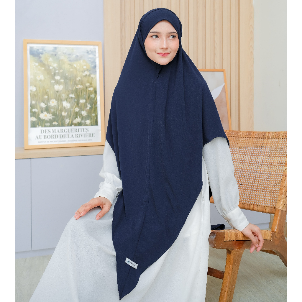 Jennaira Khimar Bandana Khiban Jersey Korea ITY Hijab Instan Jumbo