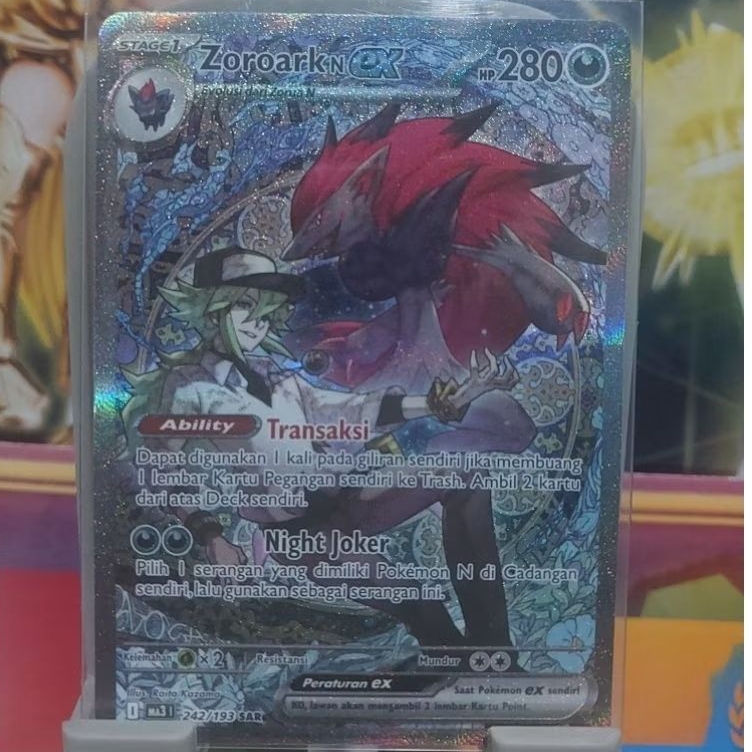 N Zoroark EX SAR (ID) Pokemon TCG