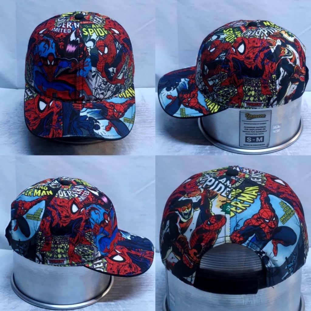 Topi Spiderman Full AOP Ballcap Official Marvel Authentic Ori 2nd
