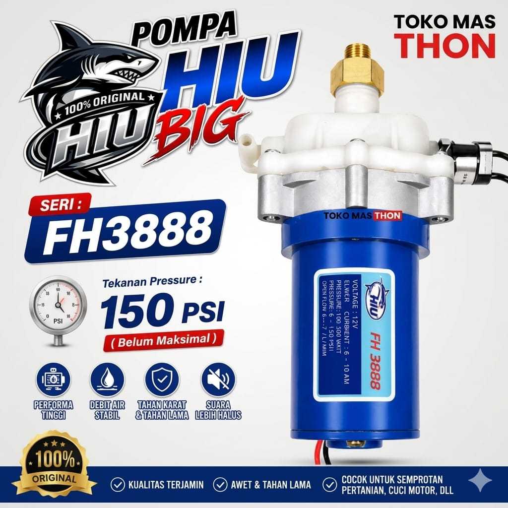 POMPA PORTABLE SPRAYER DINAMO MOTOR / POMPA SAJA PORTABLE SPRAYER HIU FH3888