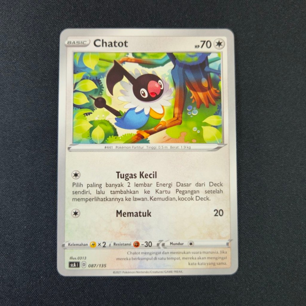 Chatot 087/135 sca Kartu TCG Pokemon Indonesia