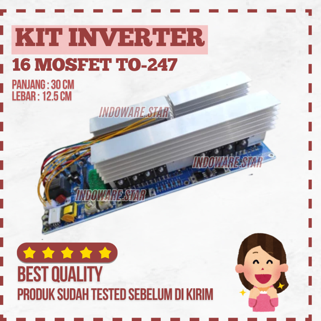 Kit Inverter Module power inverter 16 MOSFET W EGS002 16 FET Inverter Pure Sine Wave TO 247 16 Mosfe