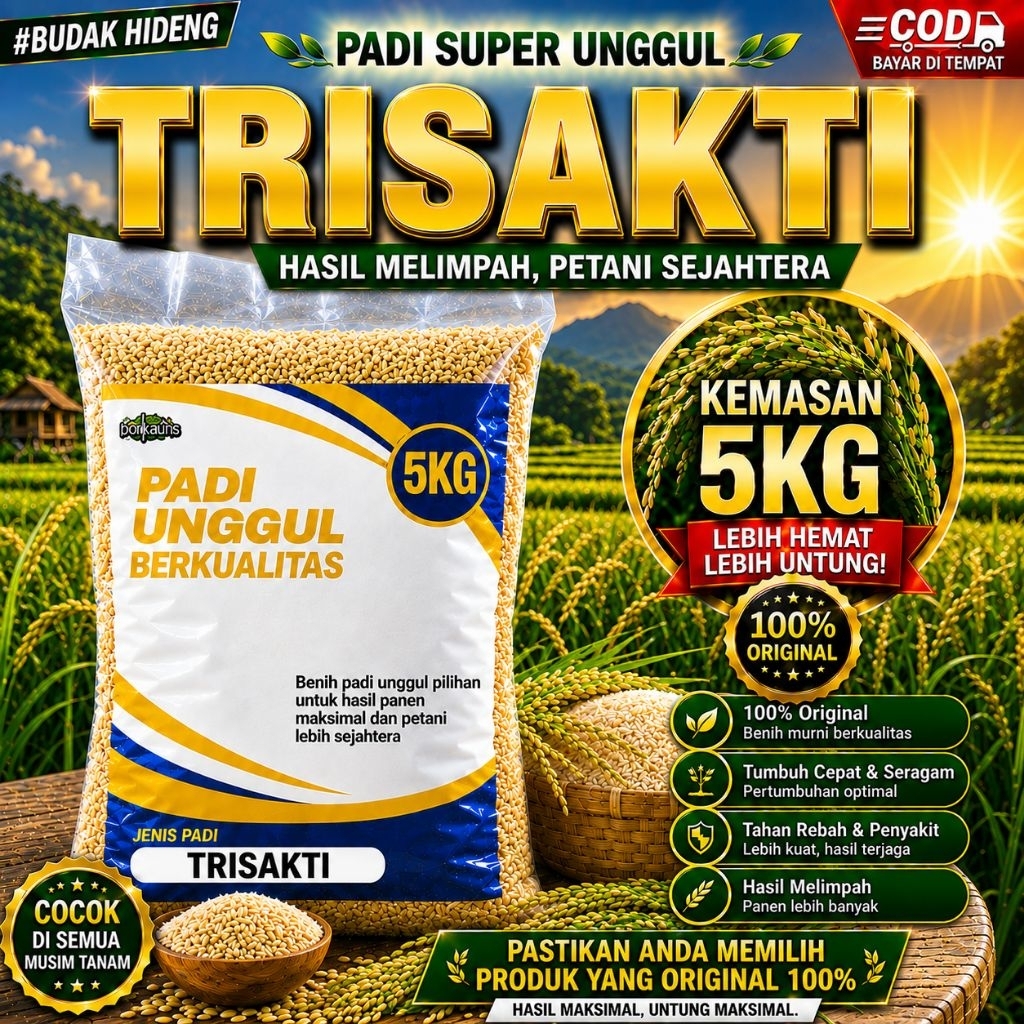 benih padi Trisakti 5kg