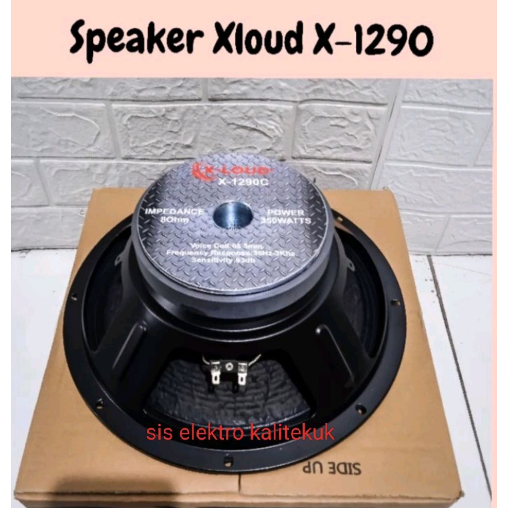 speaker 12 inch xloud x-1290c speaker xloud x1290c