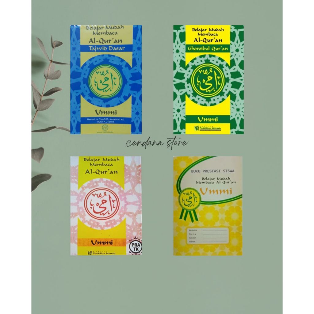 Cendana "Paket hemat Ummi Prestasi , Ummi Pra Tk , Ummi Ghoroibul Quran , Ummi Tajwid Dasar"