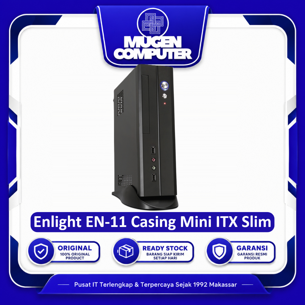 Casing Mini Enlight EN-11 ITX Slim Desktop PC Case Original