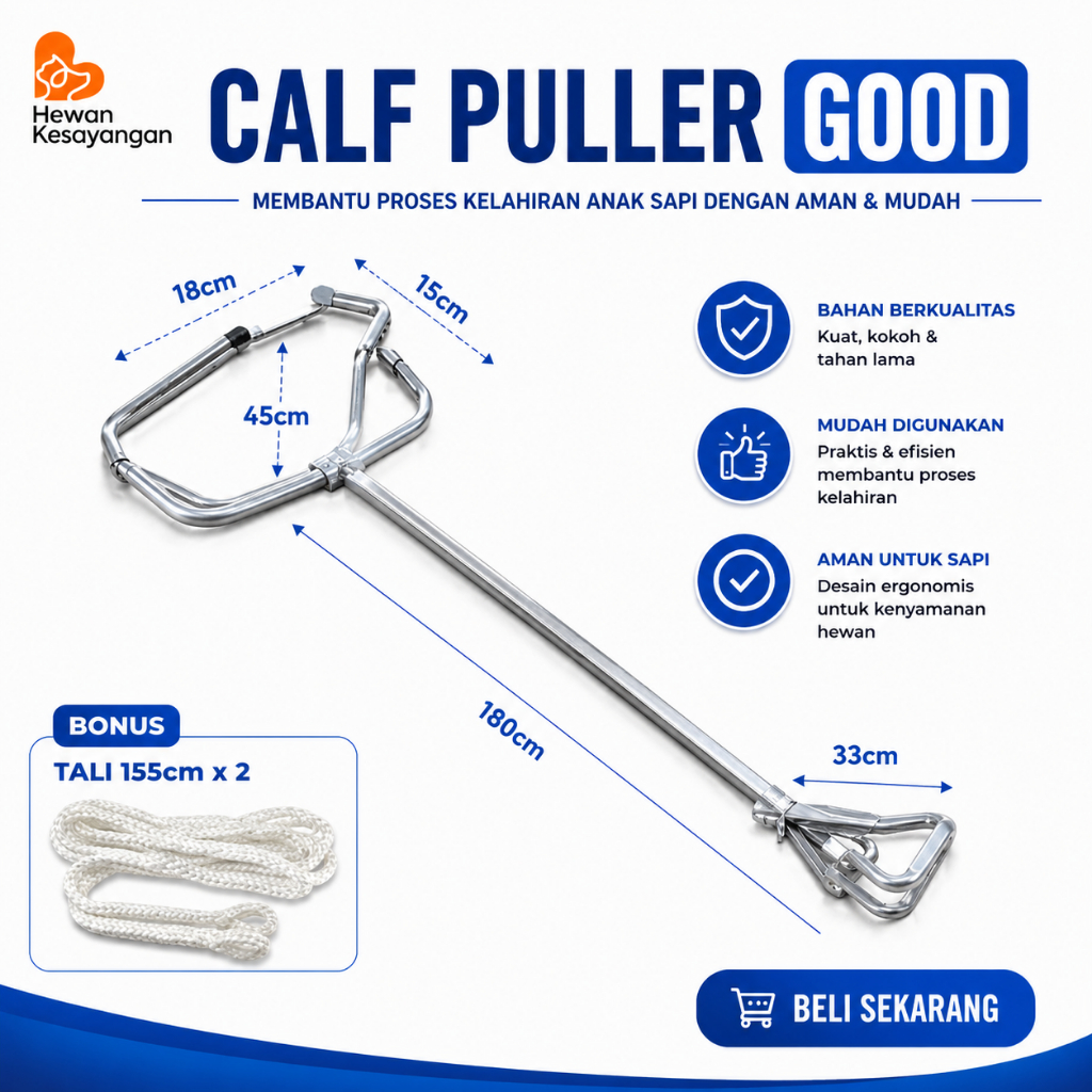 Calf Puller - Alat Bantu Lahiran Sapi Hewan Ternak Cow Midwifery Device