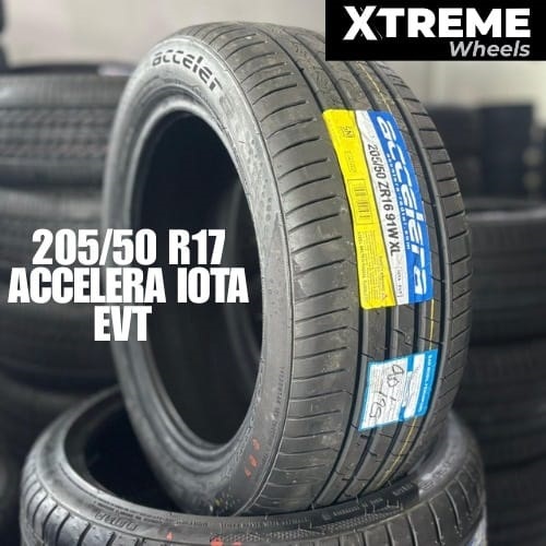 Ban mobil 205/50 r17 accelera iota evt - ban baru 205 50 ring 17 tubles