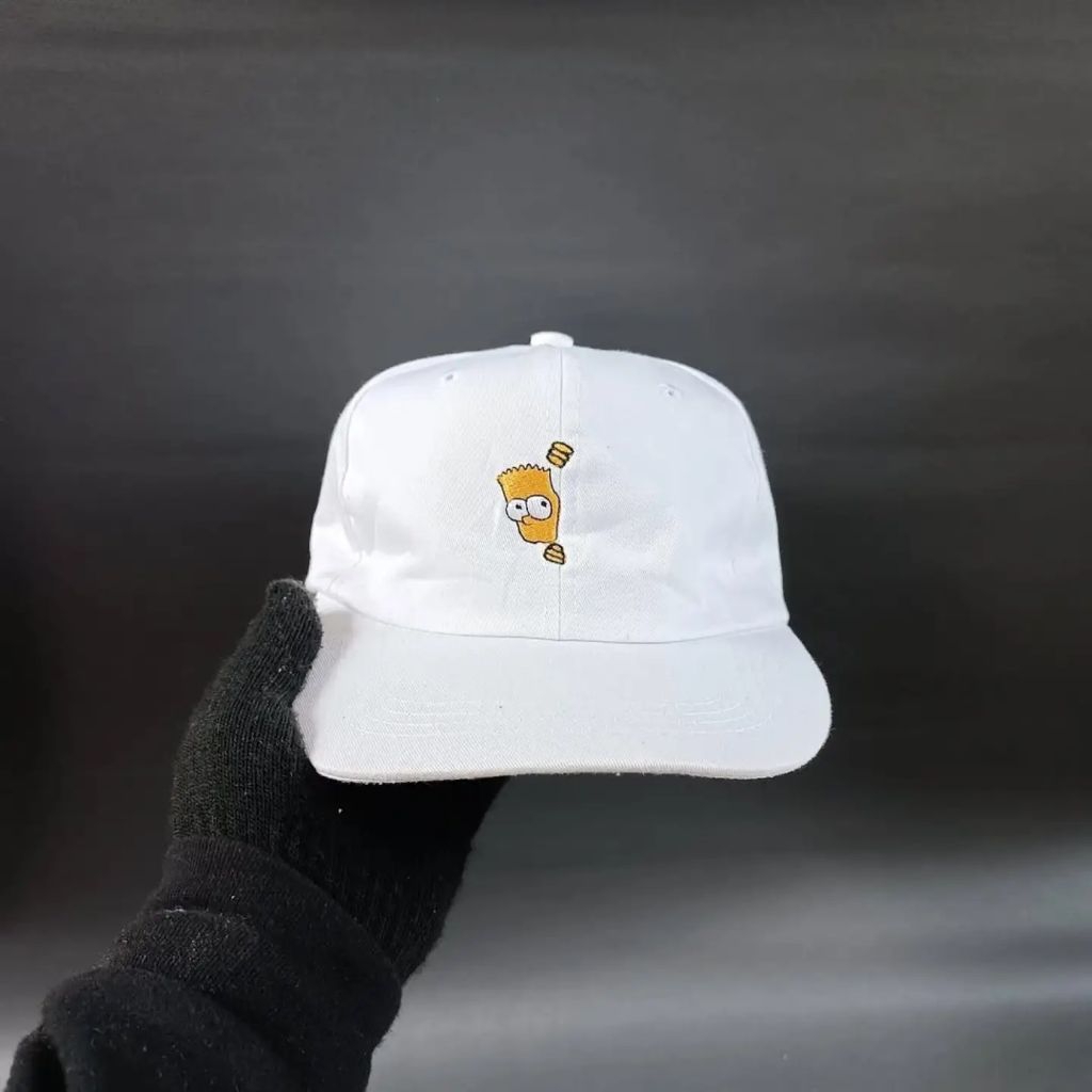 THE SIMPSONS - Topi Simple Cap Unisex Putih