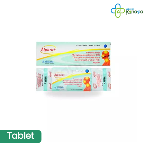 Apotek Kanaya - Alpara Kaplet Obat Batuk dan Flu