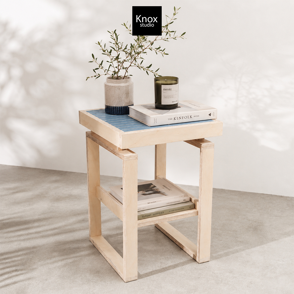 Side Table - Meja Samping - Tiled Side Table