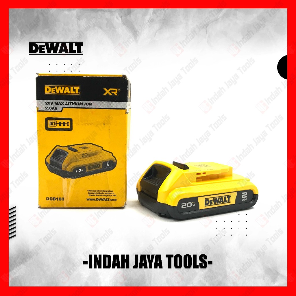 DEWALT DCB183 Baterai 20V Max Cordless Impact Wrench Bor Battery Li-ion Lithium ion