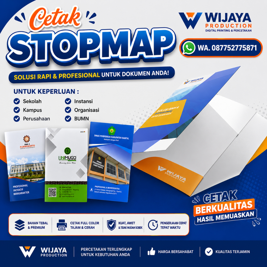 CETAK MAP FOLDER CUSTOM DESAIN - MAP STOPMAP