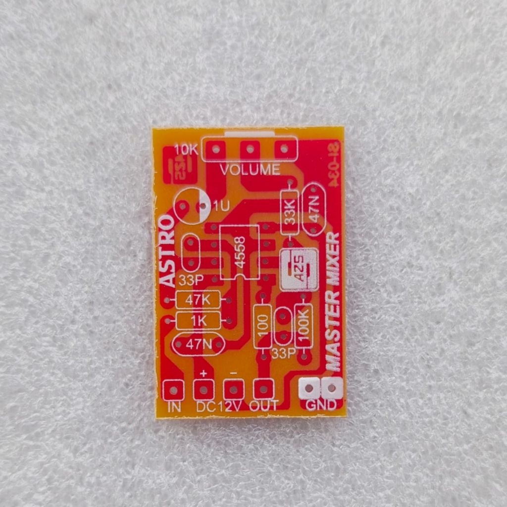 PCB Amplifier Master Mixer 1 Potensio Universal