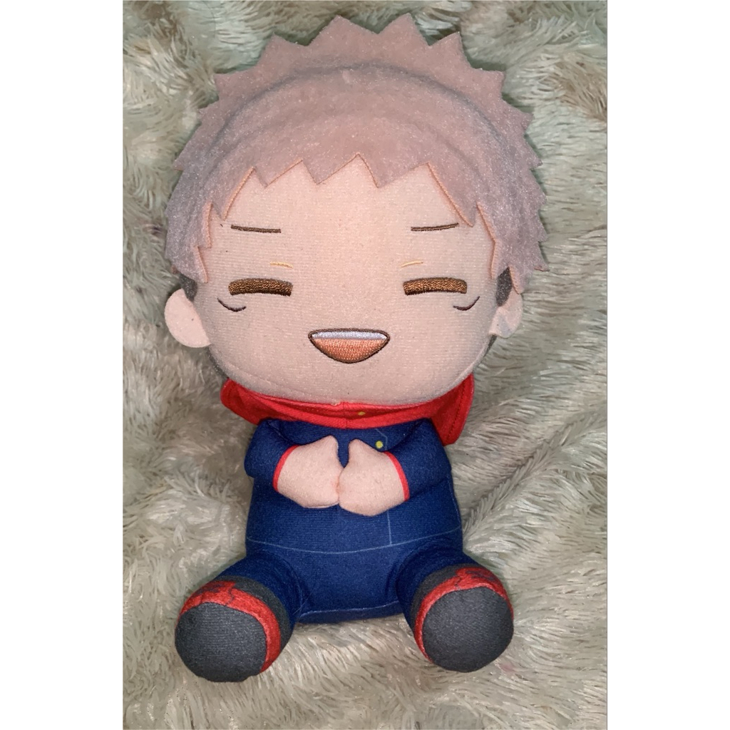 [Ready] Official Anime Jujutsu Kaisen Boneka Plush Yuji Itadori Pofuto Original Banpresto