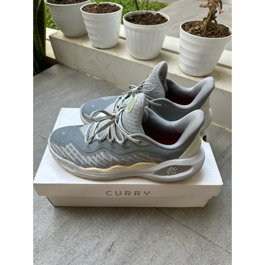Sepatu Under Armour Curry 11 Size US 12 EU 46 Basket Tennis Padel Shoes Fullset Box