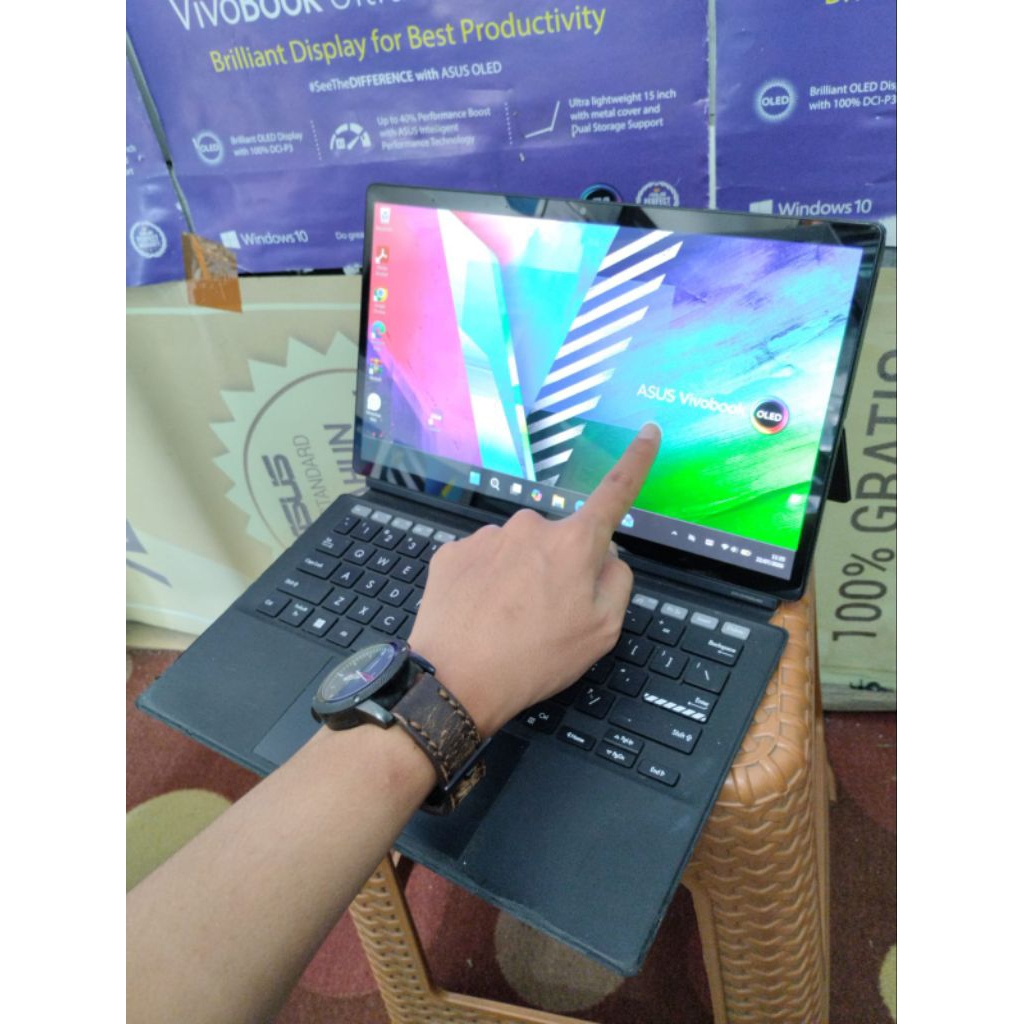 asus vivobook slate 13 oled t3300ka ram 8/256gb