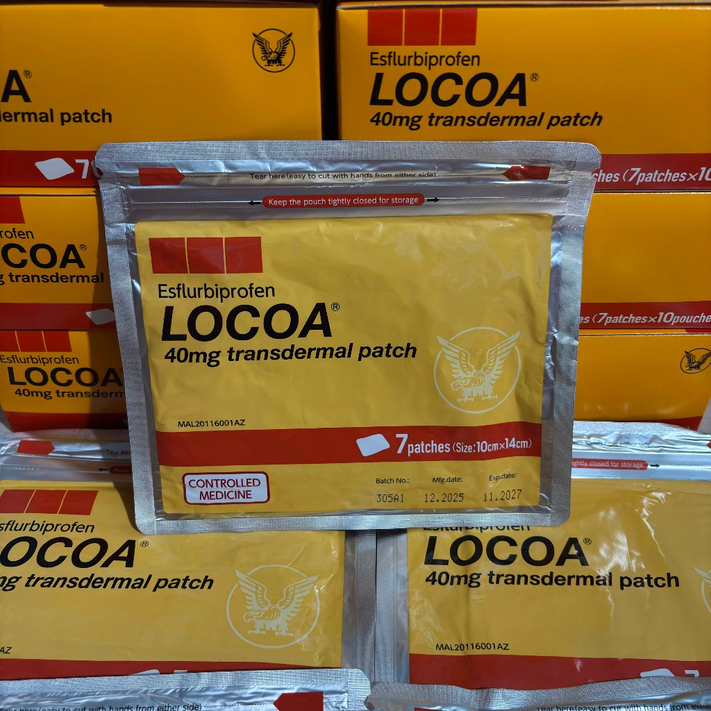READY LOCOA 40MG TRANSDERMAL PATCH / KOYO LOCOA / KOYOK LOCOA / KOYO SENDI SAKIT LUTUT