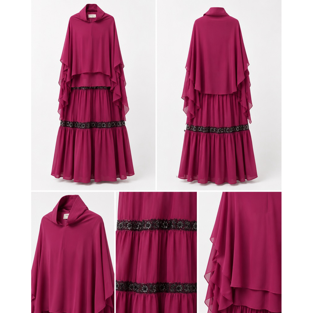 Preloved gamis mewah deanara syari
