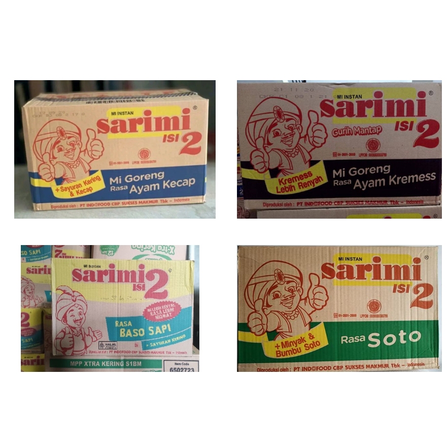 Mie instan sarimi isi 24 1 dus