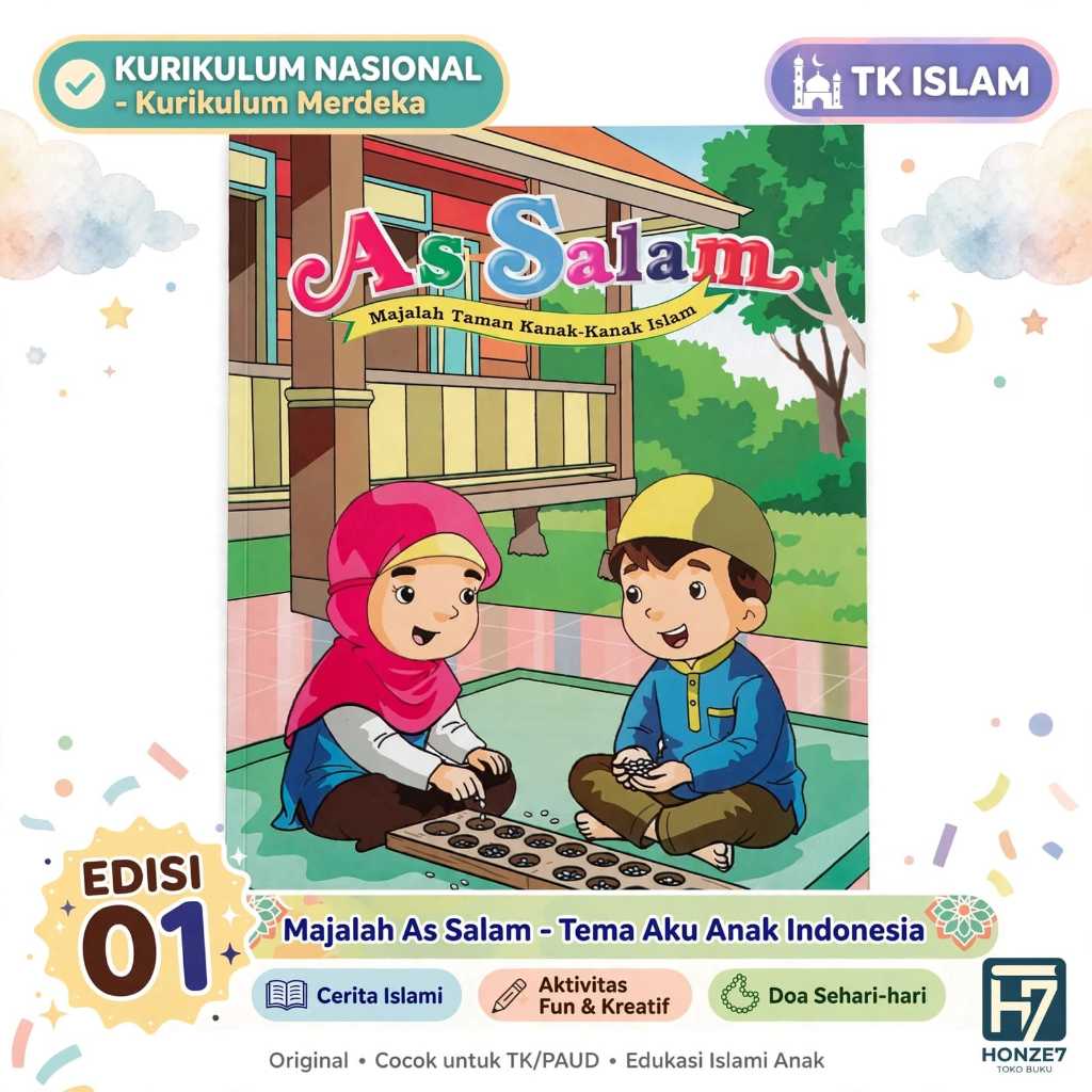 Majalah As Salam I Majalah TK A I Majalah TK Islam Untuk RA PAUD TK I Kreativitas Anak