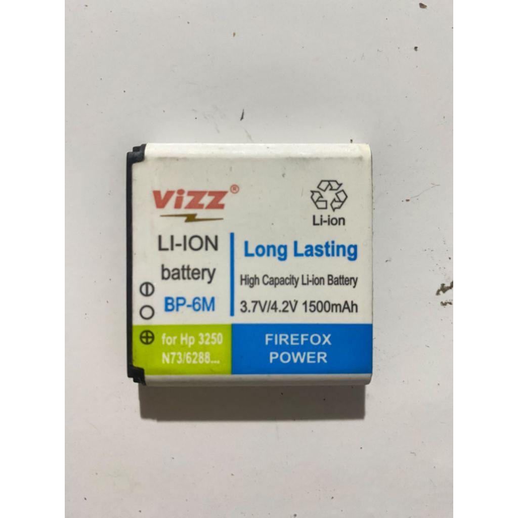 Baterai Vizz BP-6M Nokia 3250/ N73/ 6288
