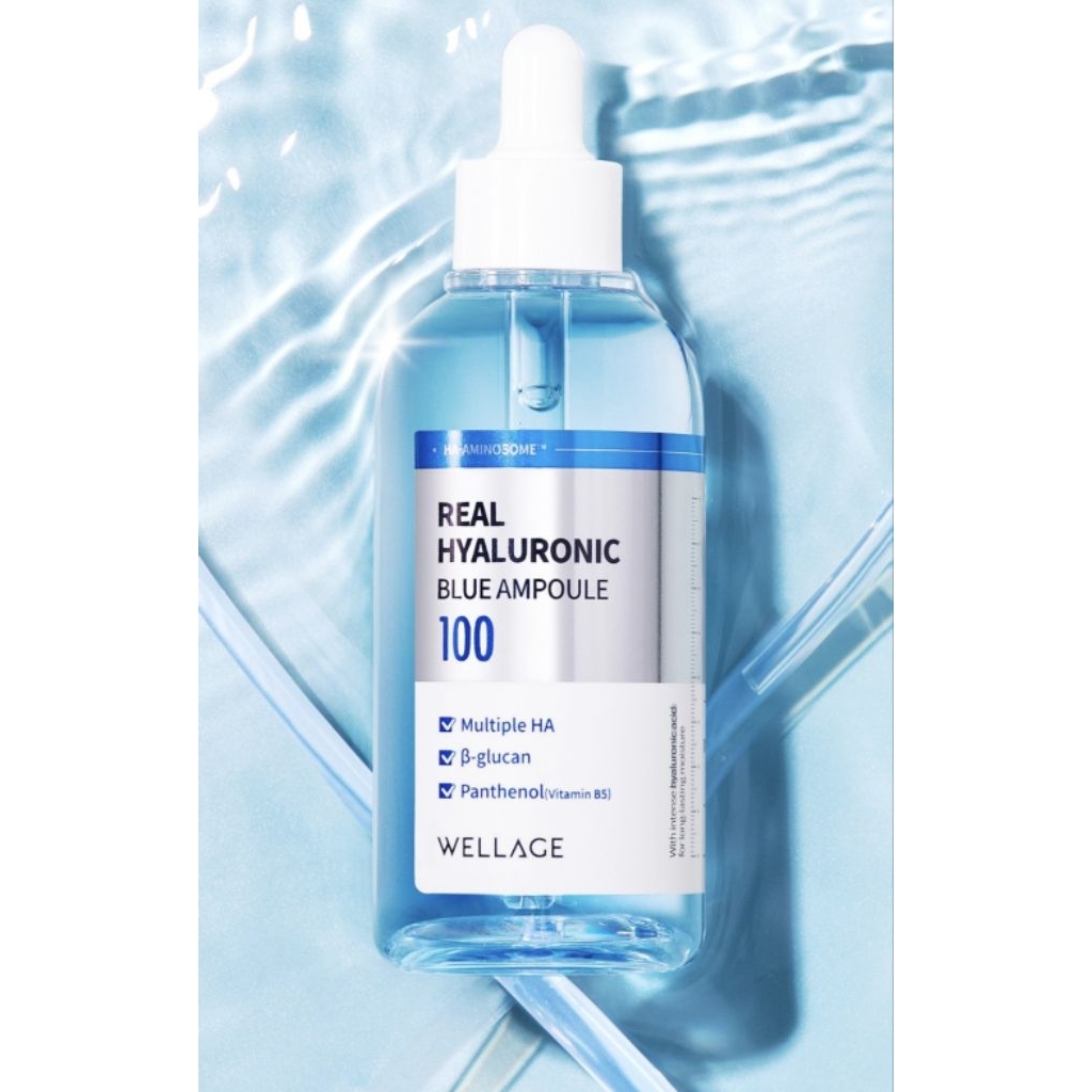 WELLAGE Real Hyaluronic Blue Ampoule 100ml