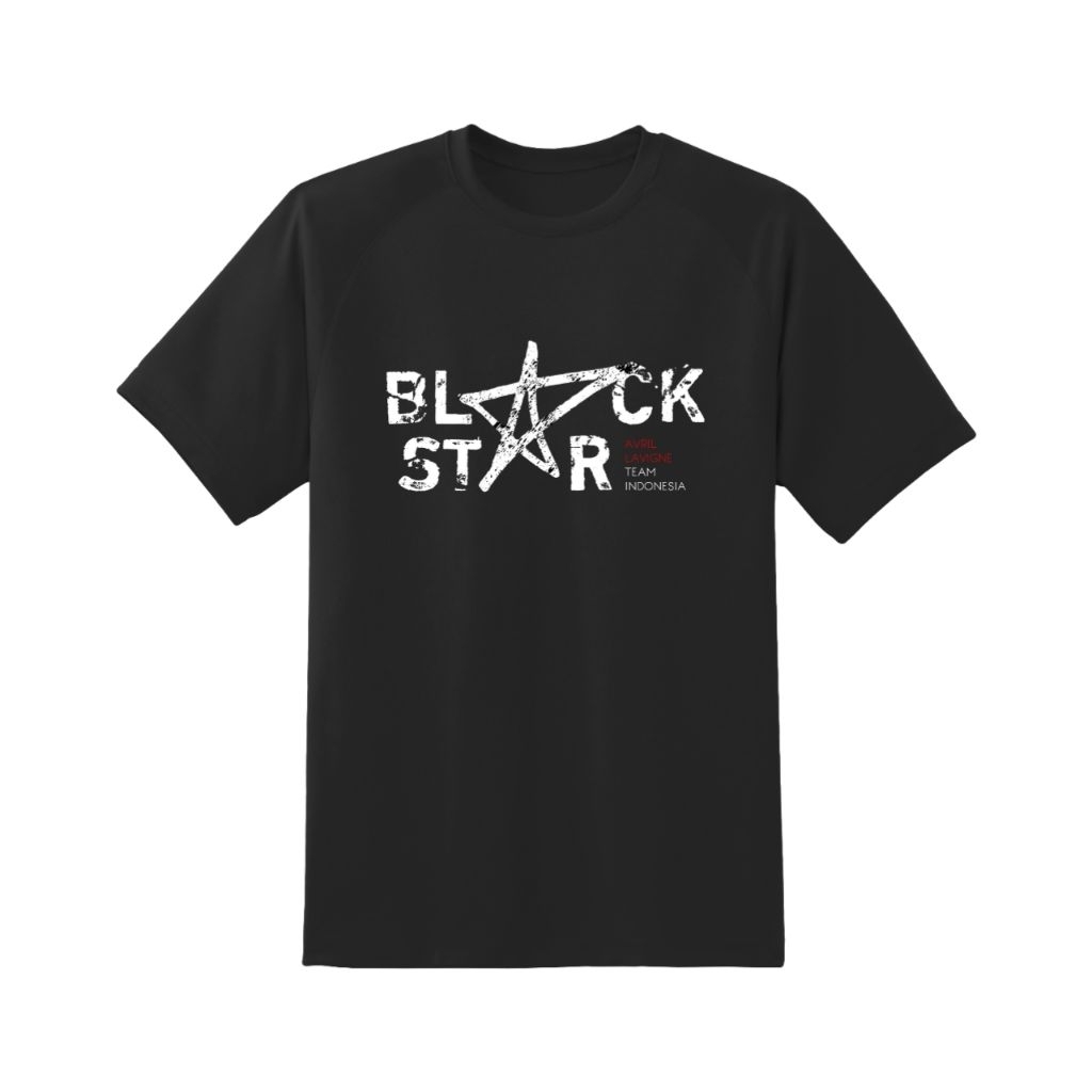 BLACK STAR: AVRIL LAVIGNE TEAM INDONESIA T-SHIRT
